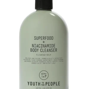 Youth To The People Superfood + Niacinamide Body Wash 16.4 oz cleanser bottle front view