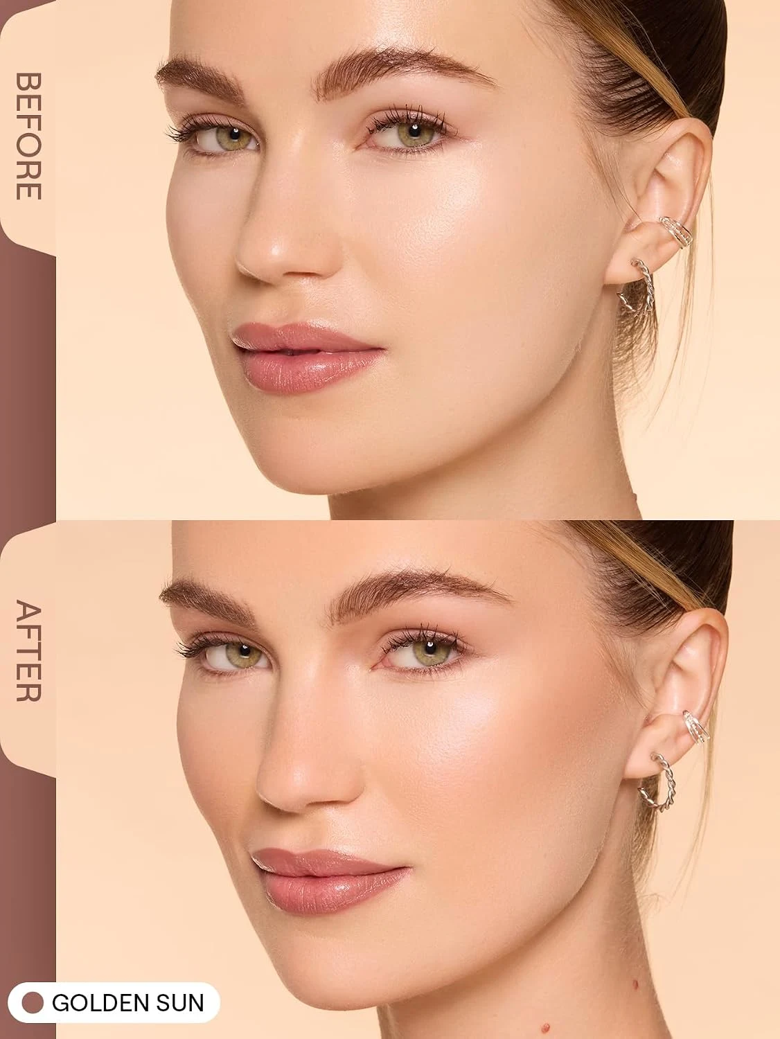 M Dream Touch Bronzer Powder Golden Sun Glow