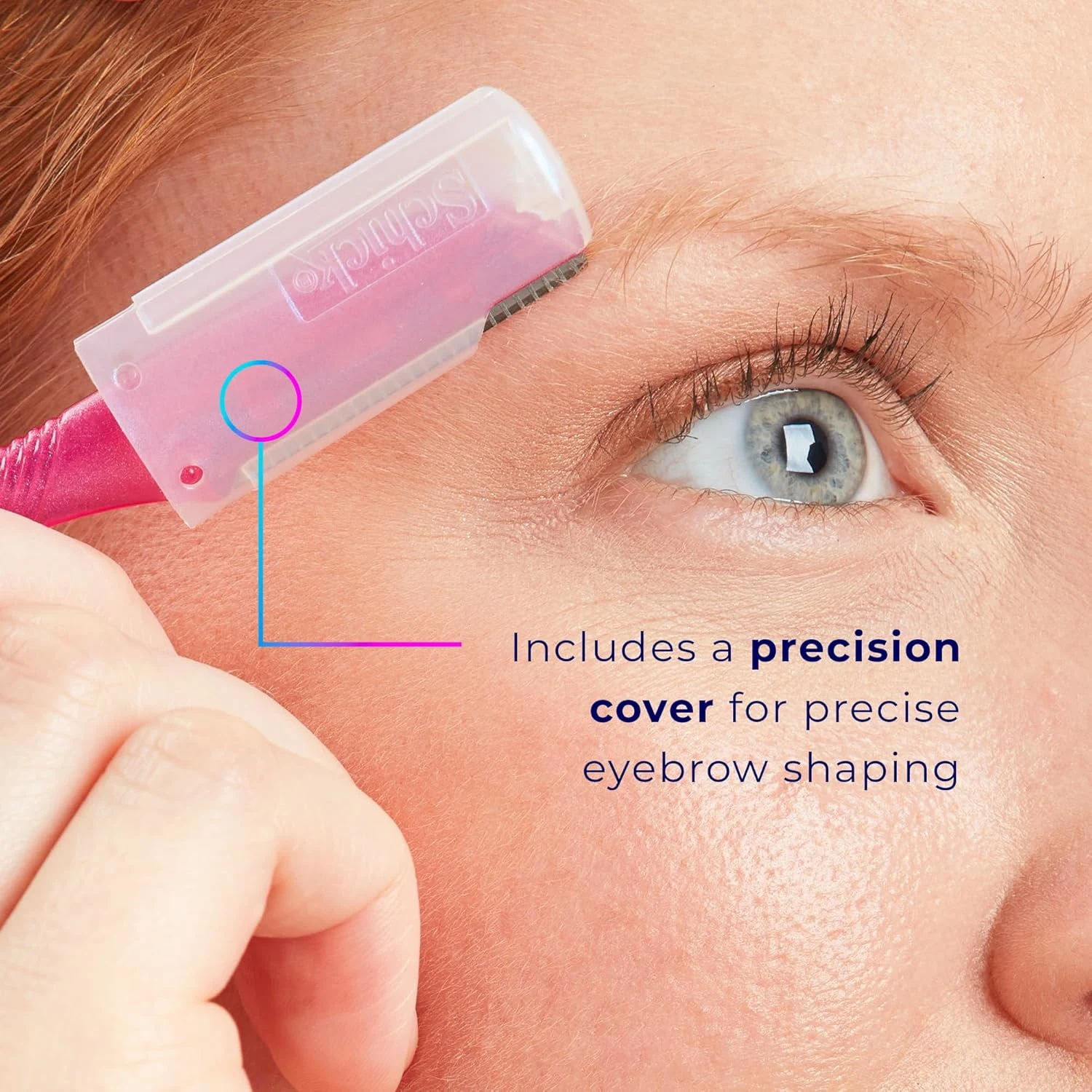 Schick Hydro Silk Touch-Up dermaplaning before and after comparison